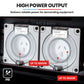 GENPOWER Portable Petrol Generator 8.4kW Max 6kW Rated Single Phase 18HP 420cc 4-Stroke Engine