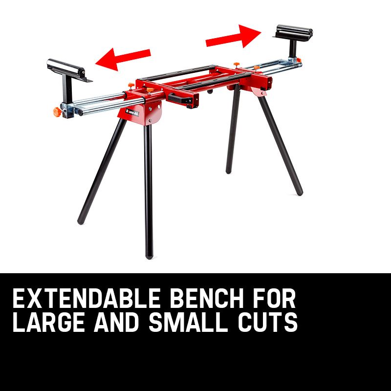 Mitre Saw Stand Universal Adjustable Portable Drop Saw Bench Table BAUMR-AG