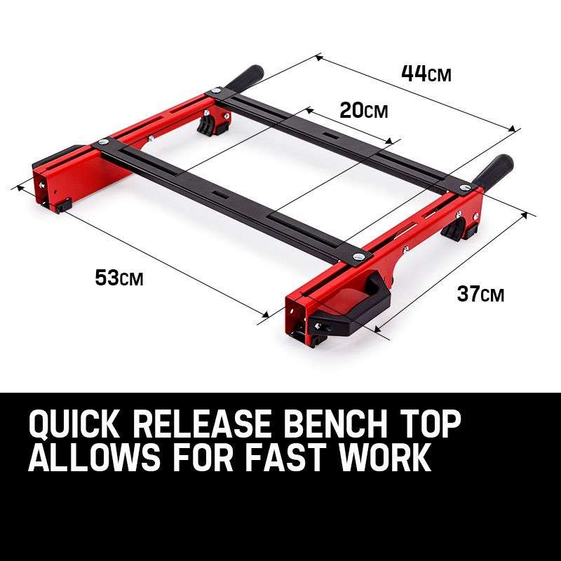Mitre Saw Stand Universal Adjustable Portable Drop Saw Bench Table BAUMR-AG