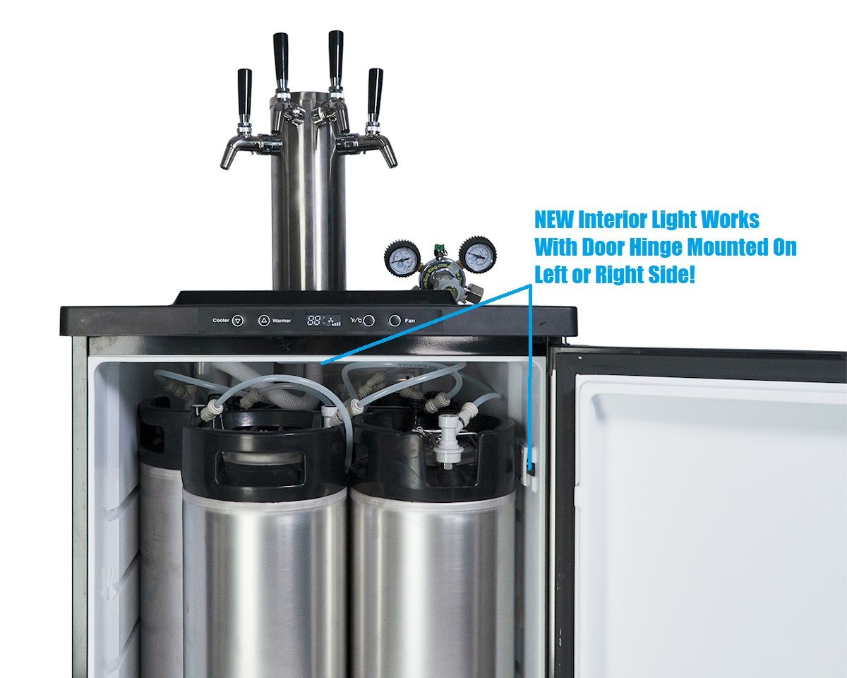 Kegmaster Series XL Kegerator Fridge Pack - Keg King
