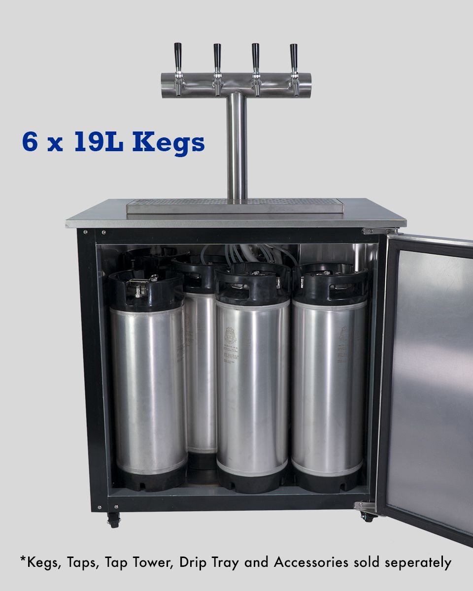 Beer Keg Fridge KegMaster Solstice 6 Keg 12V DC Kegerator