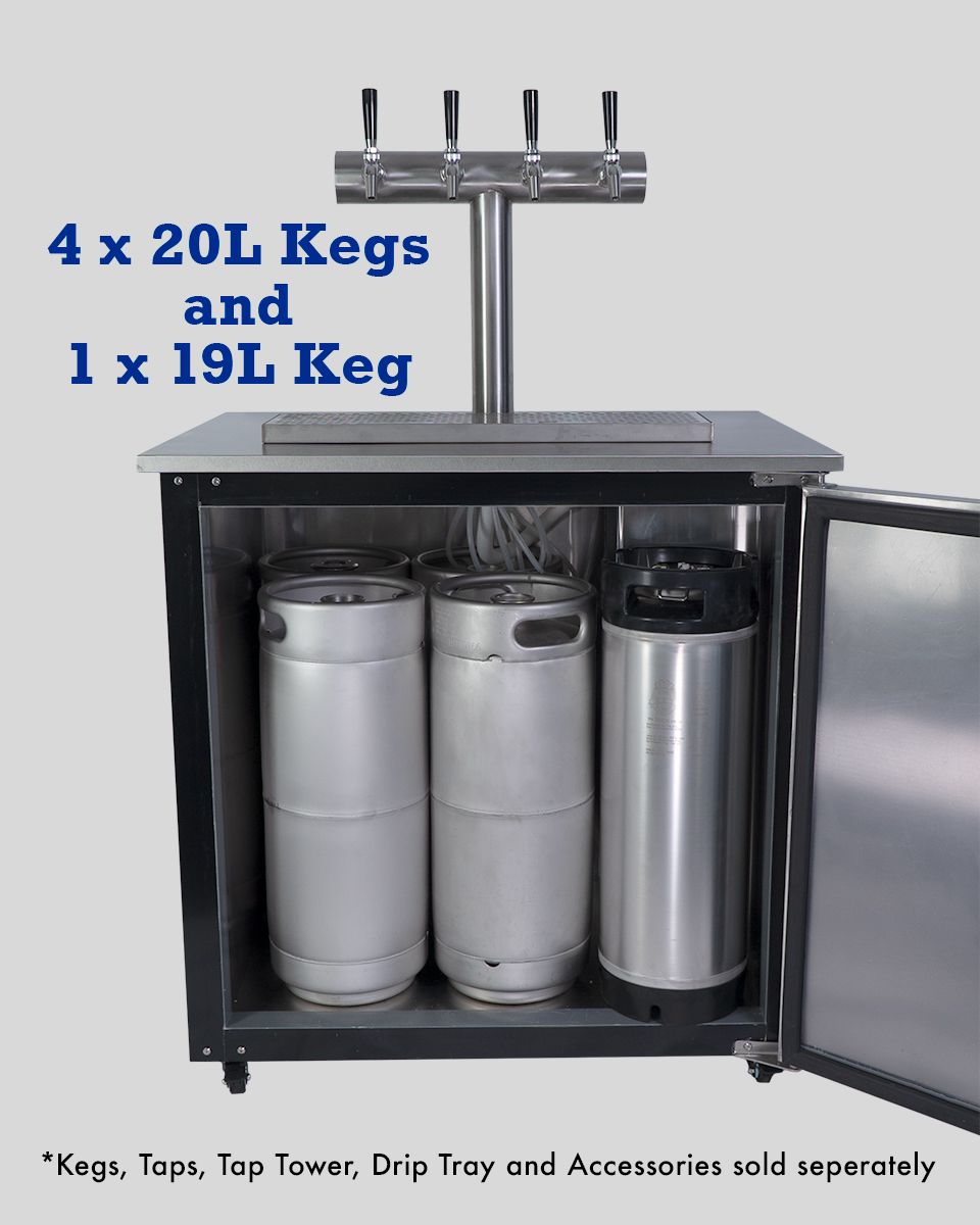 Beer Keg Fridge KegMaster Solstice 6 Keg 12V DC Kegerator