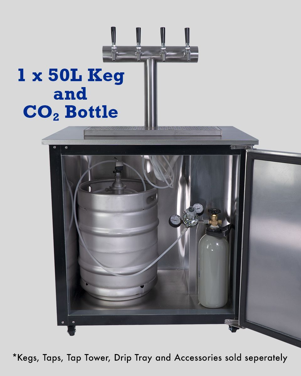 Beer Keg Fridge KegMaster Solstice 6 Keg 12V DC Kegerator