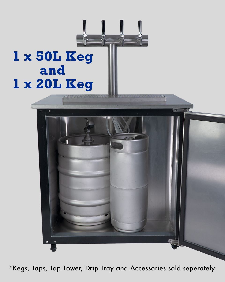 Beer Keg Fridge KegMaster Solstice 6 Keg 12V DC Kegerator