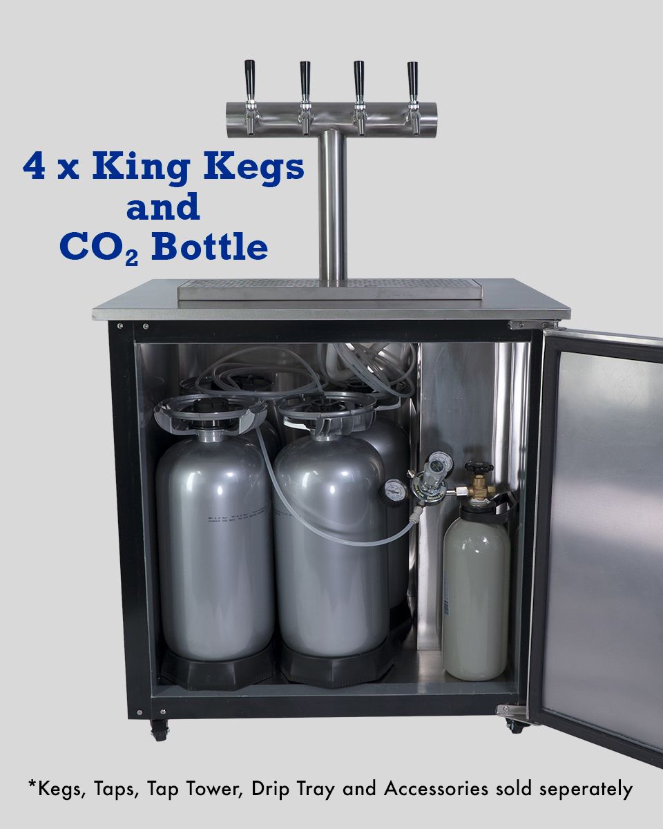 Beer Keg Fridge KegMaster Solstice 6 Keg 12V DC Kegerator