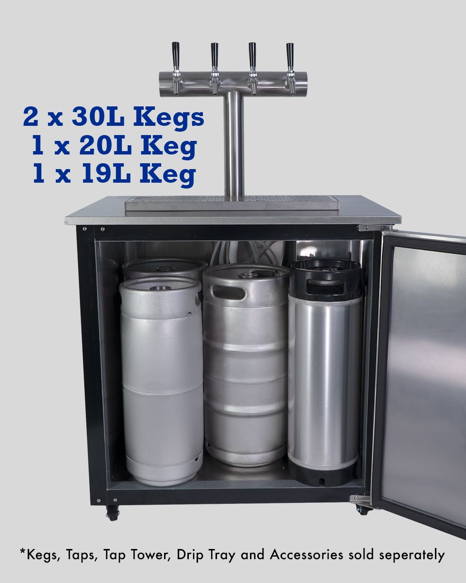 Beer Keg Fridge KegMaster Solstice 6 Keg 12V DC Kegerator