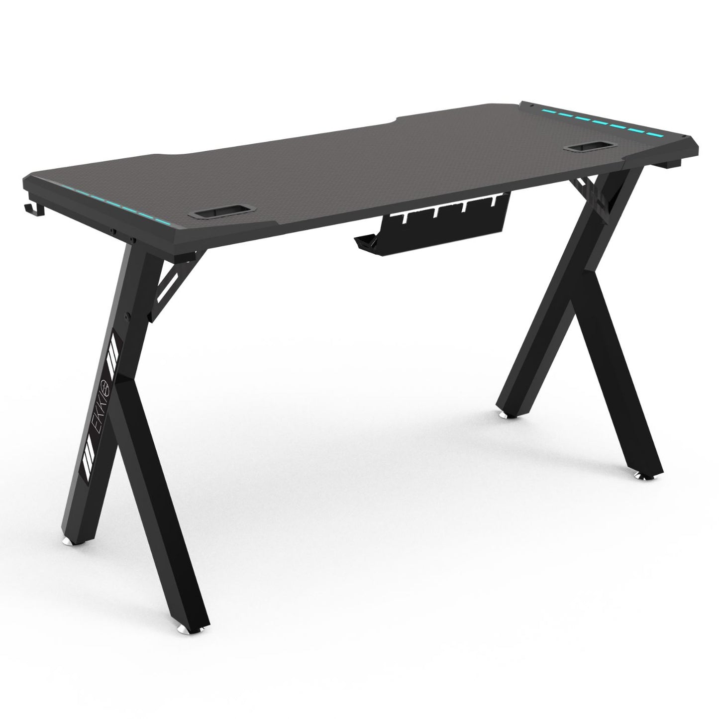 RGB Gaming Desk Y Shape Black 100cm