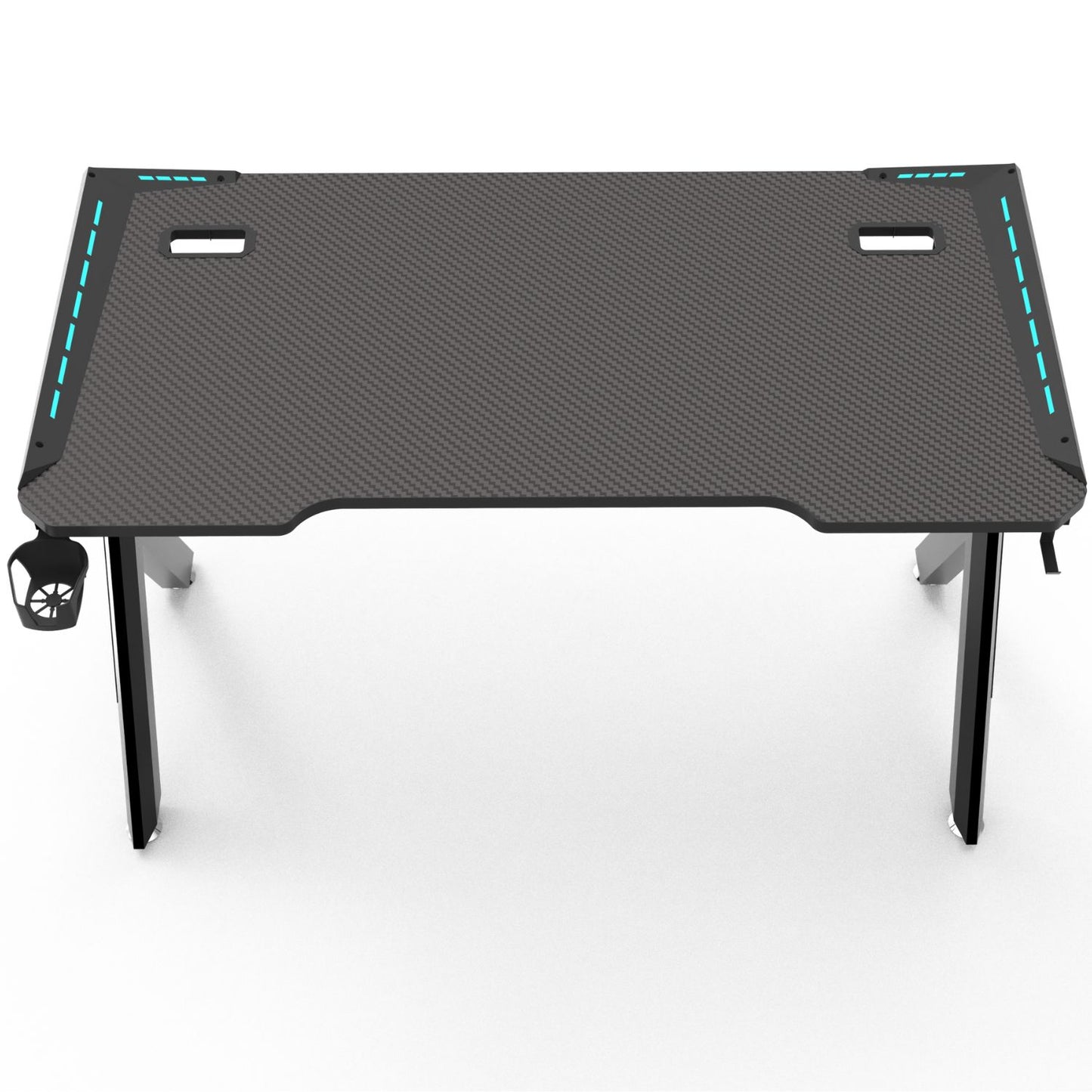 RGB Gaming Desk Y Shape Black 100cm