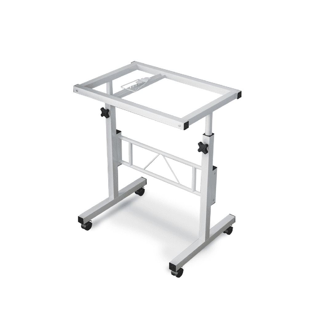 Mobile Desk Half Tilt White