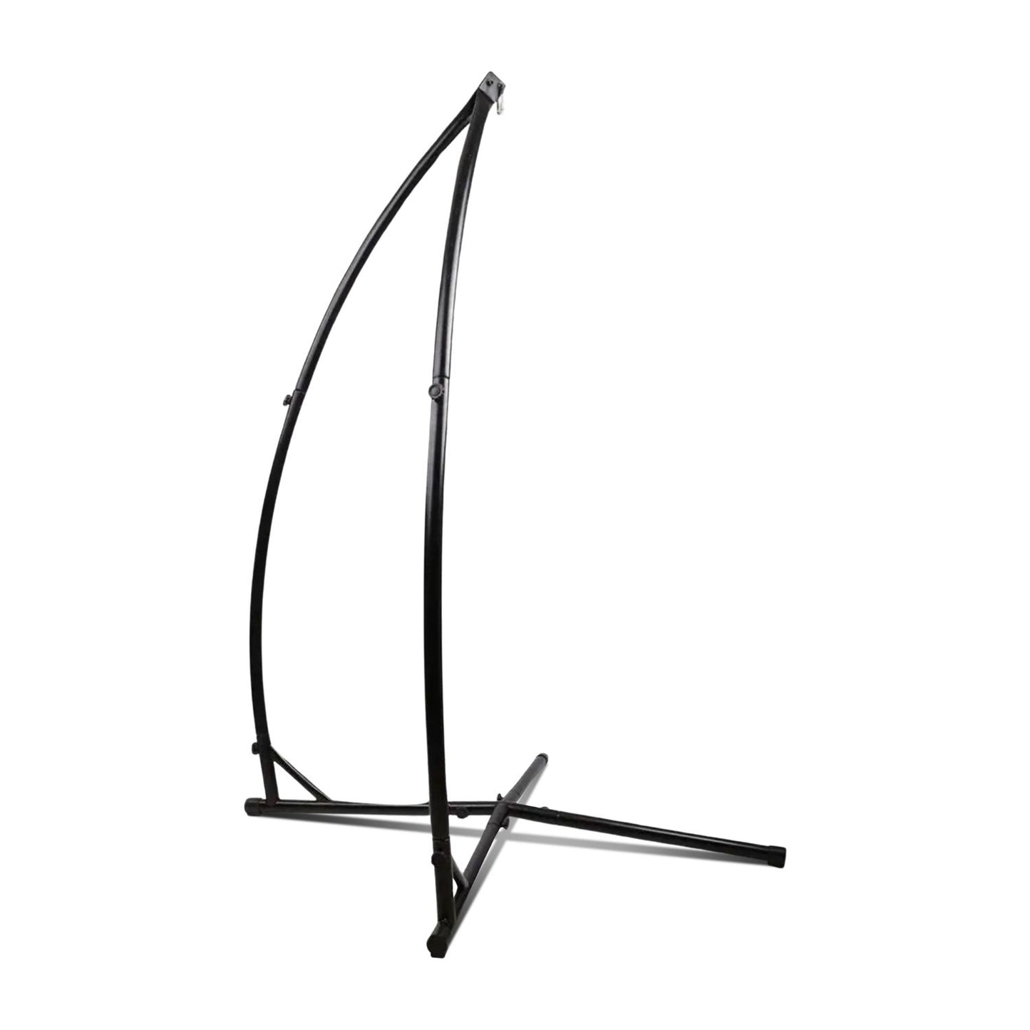 Hammock Chair Stand for Hanging Air Porch Swing Chair (Black)