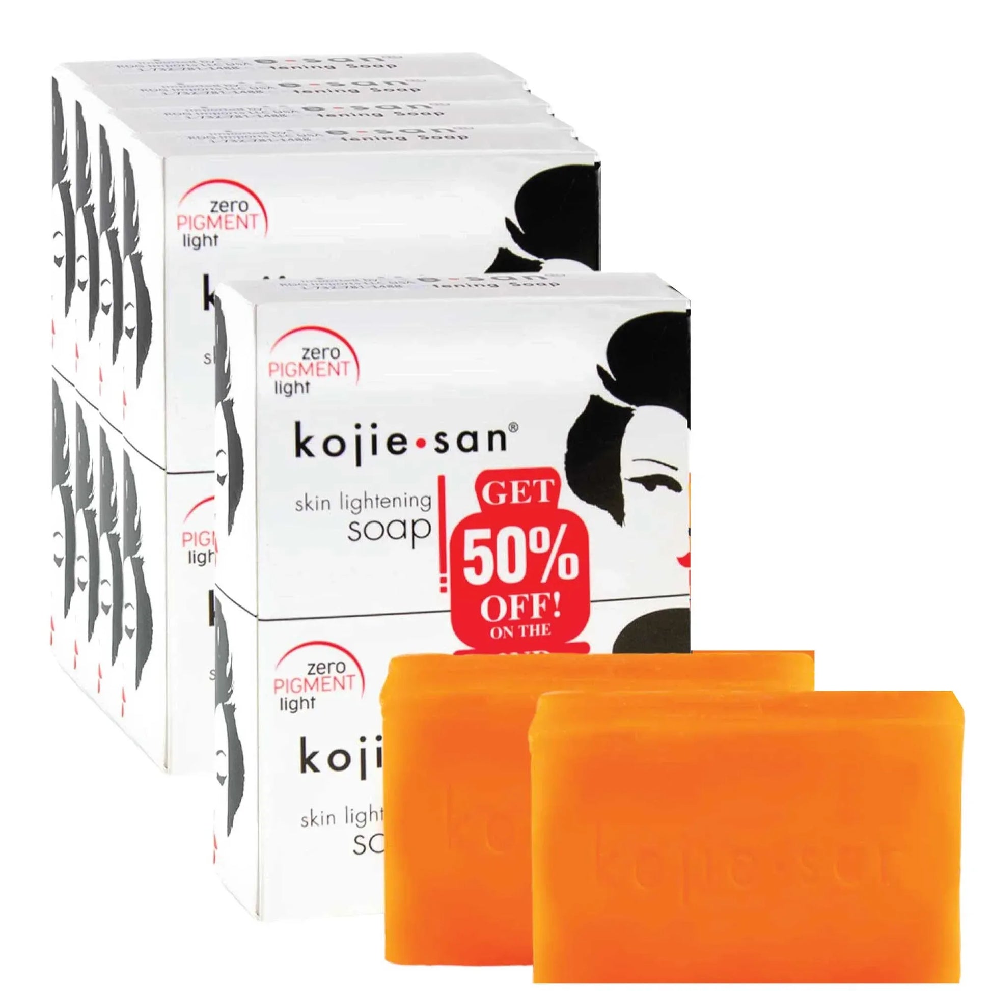 Set Of Ten 135g Kojie San Soap Bar