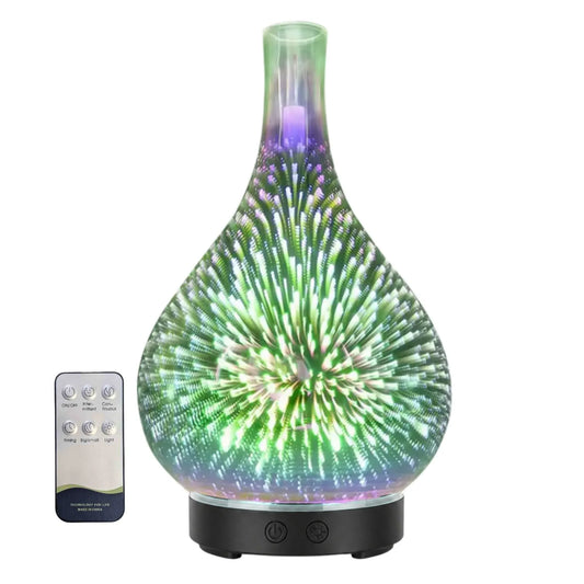 Essential Oil Aroma Diffuser Mirror 3D Fireworks Aromatherapy Mist Humidifier