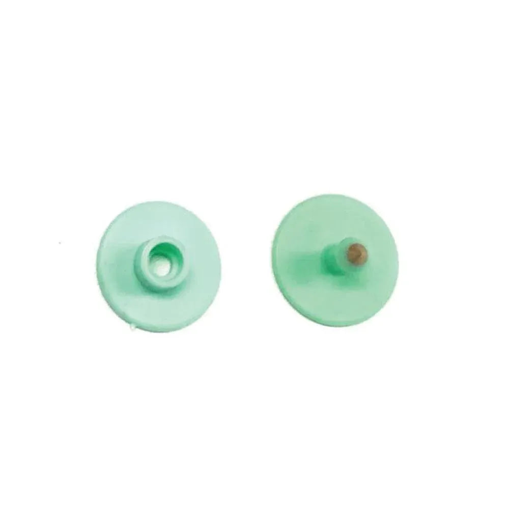 Cattle Ear Tags Set 100x Round Green Blank Pig Sheep Goat Cow Livestock Label