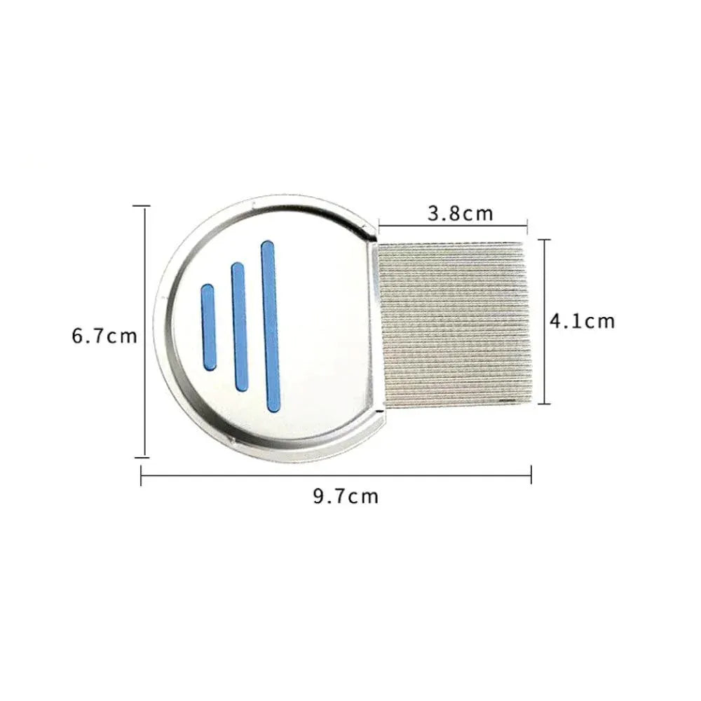 Ellie & Ruby Head Lice Comb Stainless Steel Nit Egg Removal Hair Comb