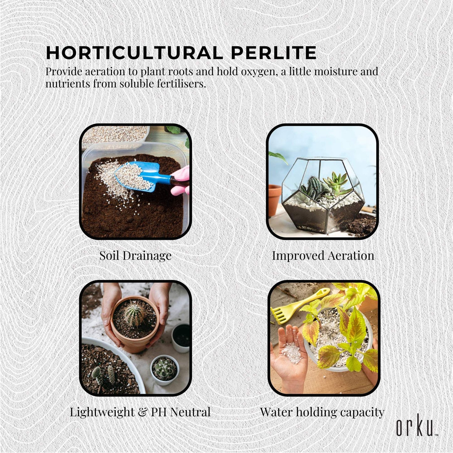 Organic Perlite Coarse 100L Premium Soil Expanded Medium for Plants Hydroponics Bulk