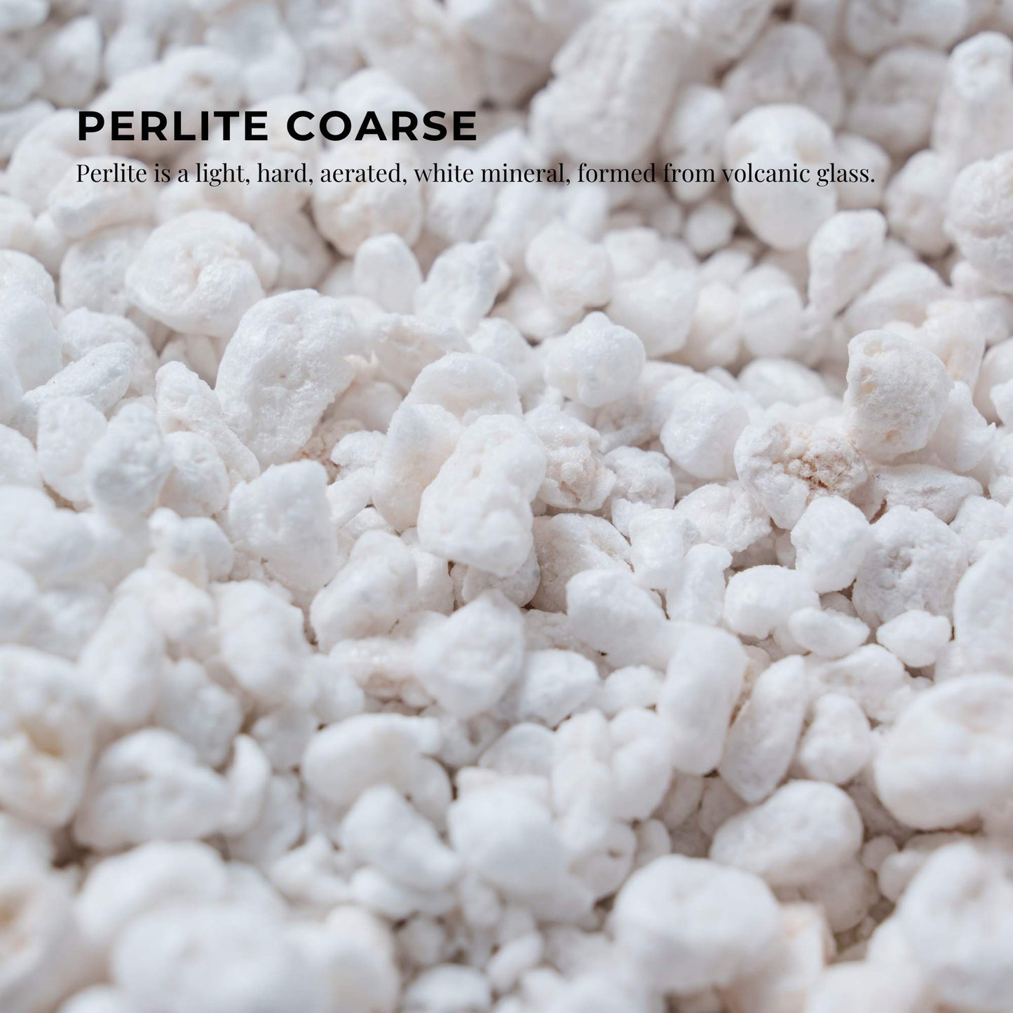 Organic perlite coarse with 100l soil expanded medium plants