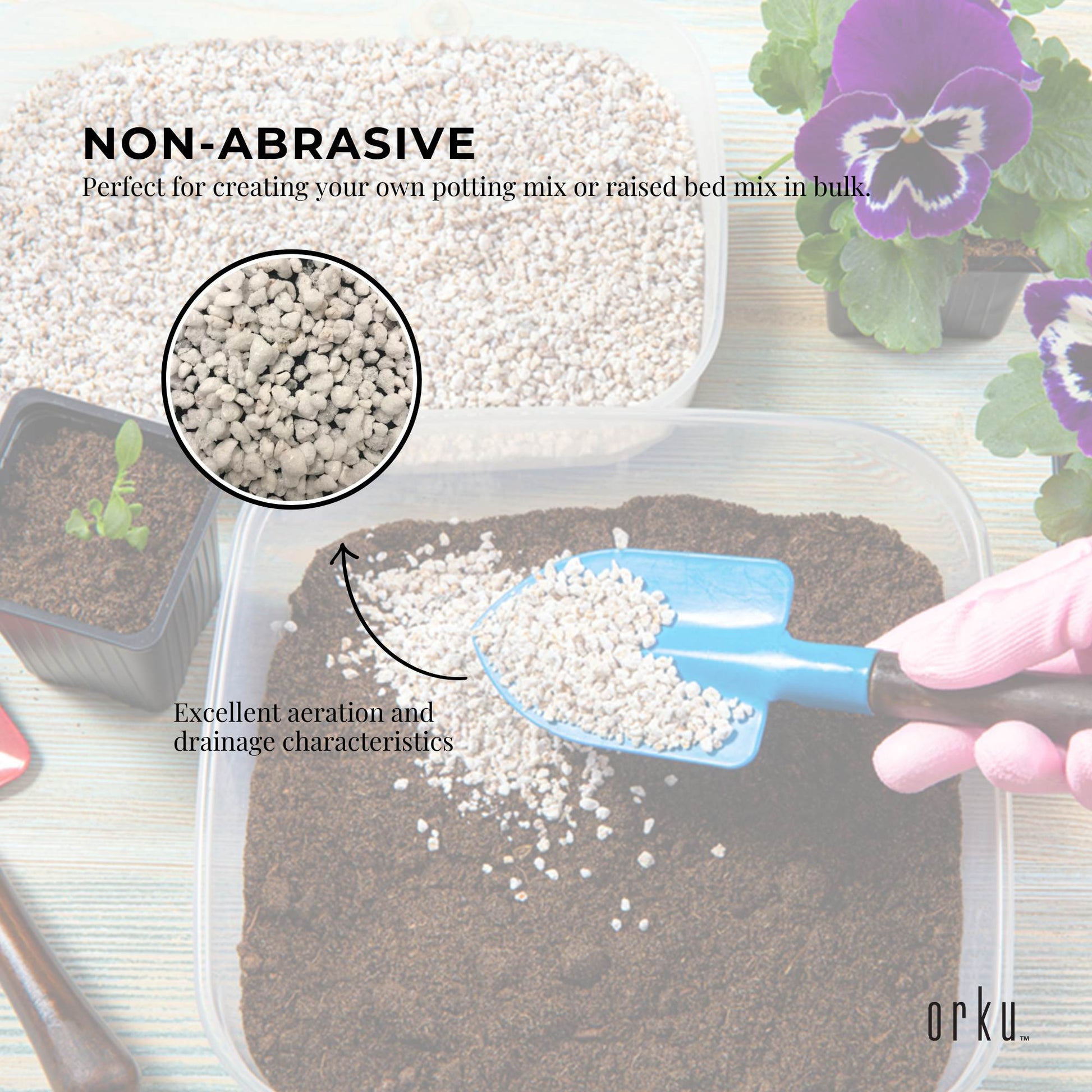 Organic Perlite Coarse 50L Premium Soil