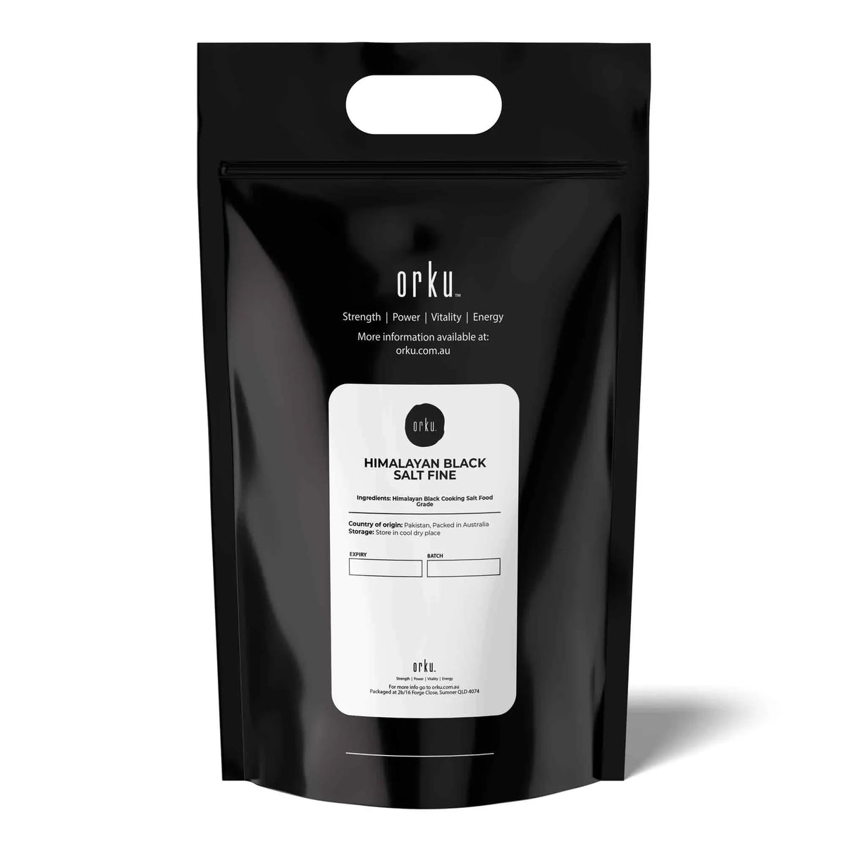 Orku 20Kg Himalayan Fine Grain Black Salt Kala Namak Table Salt