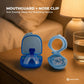 Mouthguard Mouthpiece + Nose Clip Anti Snoring Aid Sleep Breathing Device