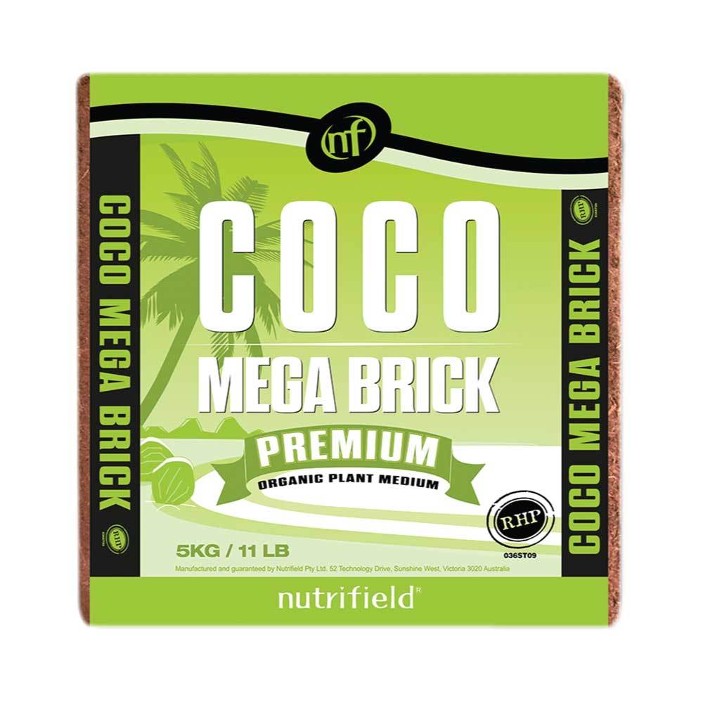 Coco Mega Brick 5Kg Premium Coir Peat Organic Plant