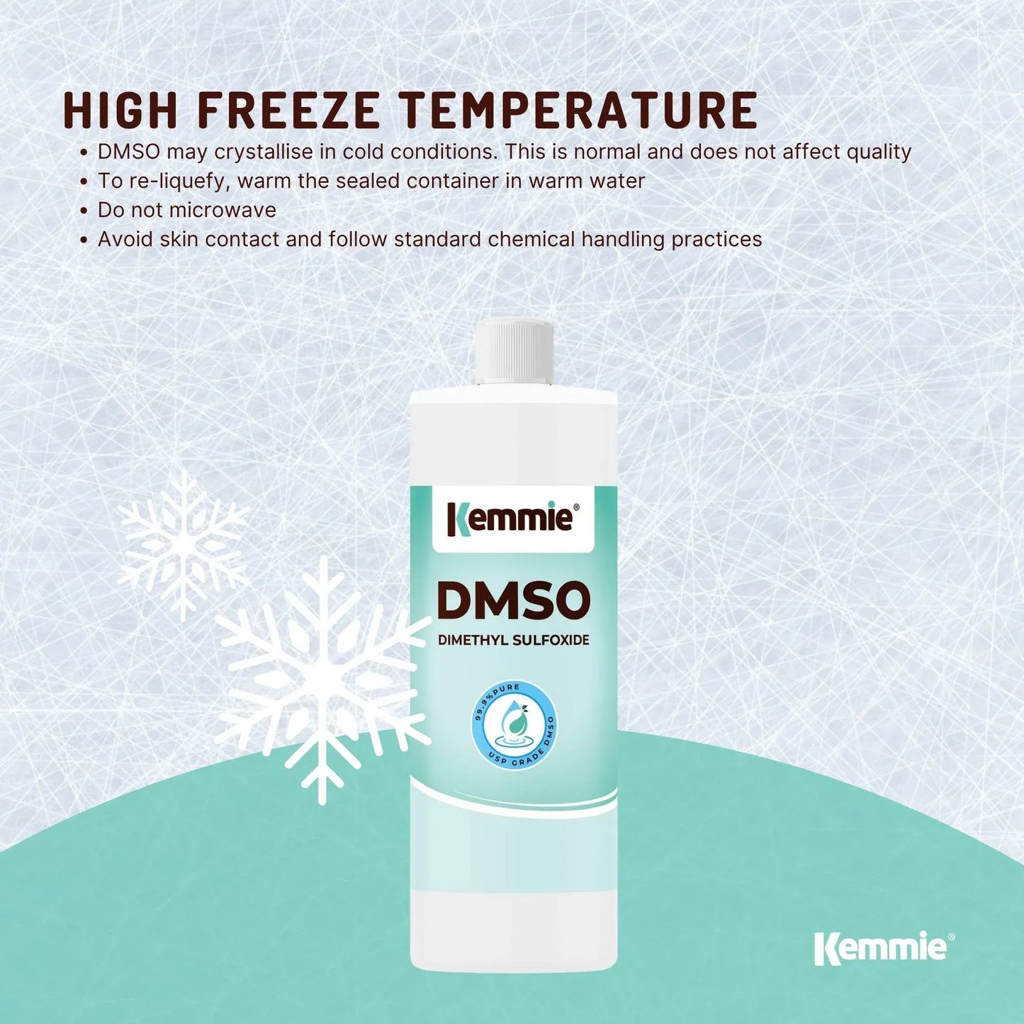 DMSO Liquid 1L 99 9 Pure Pharmaceutical Dimethyl Sulfoxide