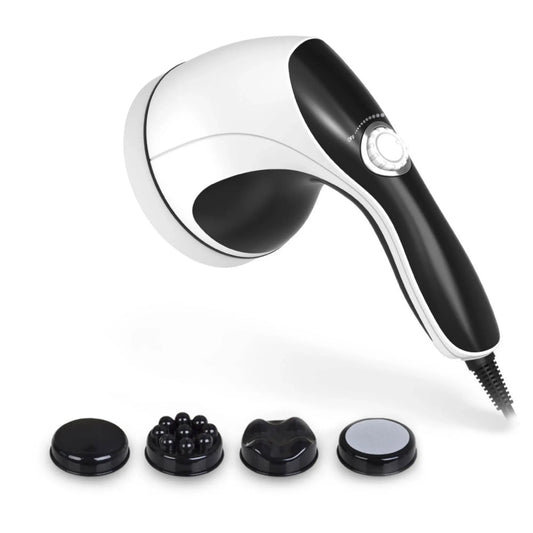 Full Body Vibration Handheld Massager with 4 Massage Heads Neck Shoulders
