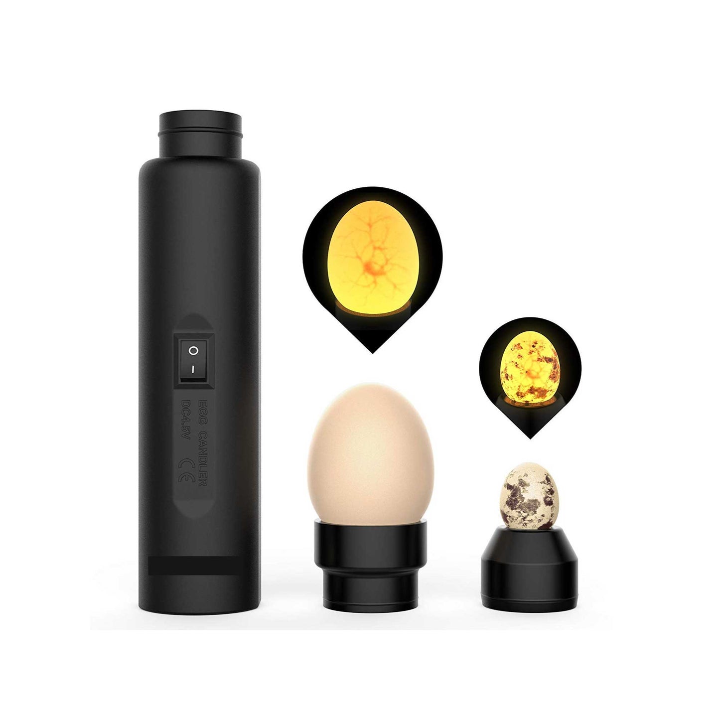 Egg Candler Lamp AU Plug LED Cool Light Chicken Duck Quail Hatching Incubator