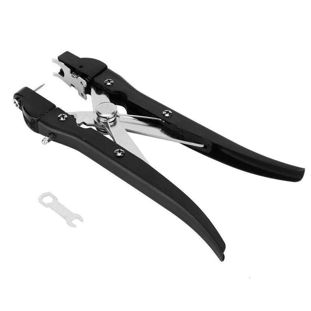 Ear Tag Applicator Plier + Case Alloy Livestock Animal Cattle Punch Tagger