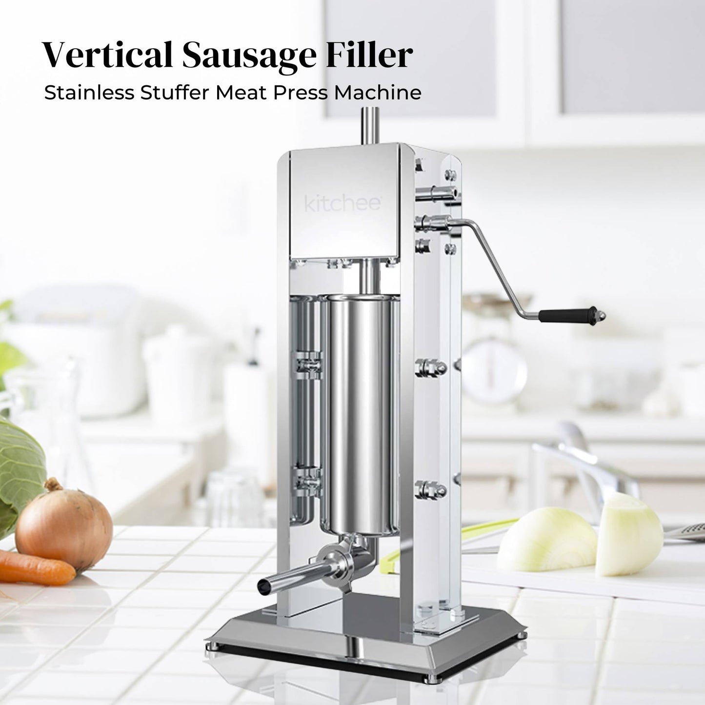 Manual Vertical Sausage Filler 3L Stainless