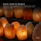 Himalayan Pink Salt Lamp 12V 12W 1-2kg Natural Rock Crystal Light with On/Off