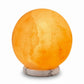 Himalayan Pink Salt Lamp 12V 12W 6.5" Ball Carved Rock Crystal Light with On/Off