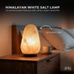 Himalayan White Salt Lamp 12V 12W 1-2kg Crystal Rock Natural Shape Unique