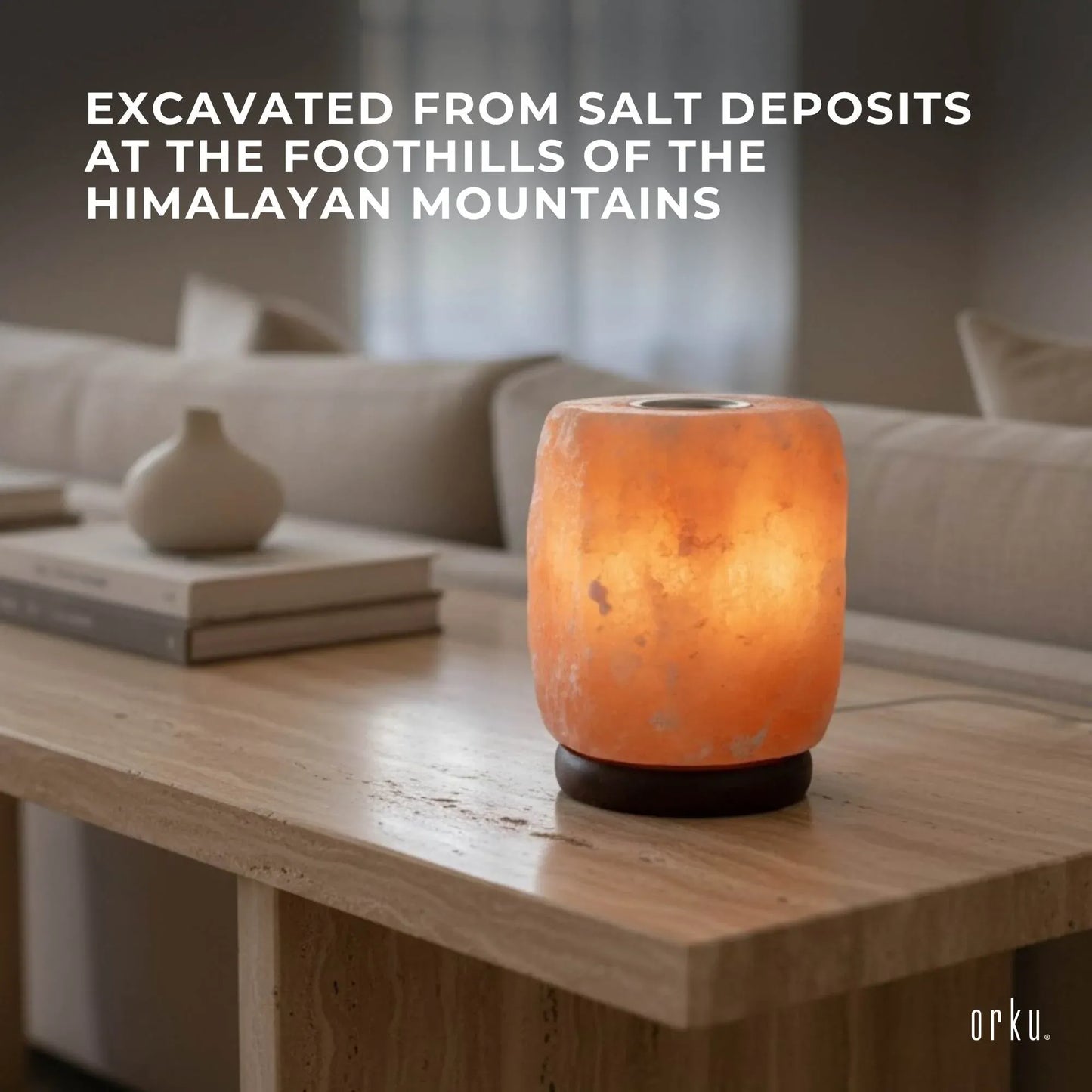 Himalayan Pink Salt Diffuser 12V 12W 3-5kg Essential Oil Lamp Aromatherapy