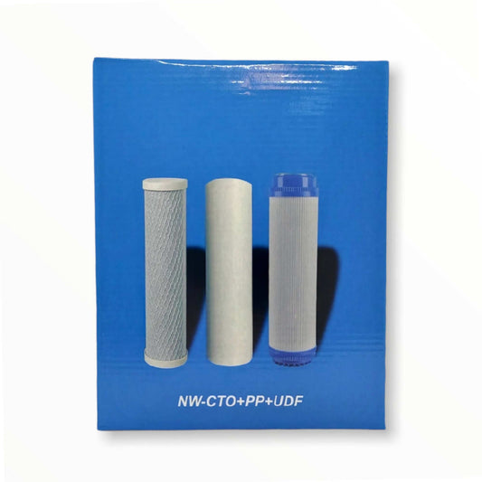 10" RO Water Filter Cartridge Replacement Set 3/4/5/6 Stage Reverse Osmosis 3 Pk