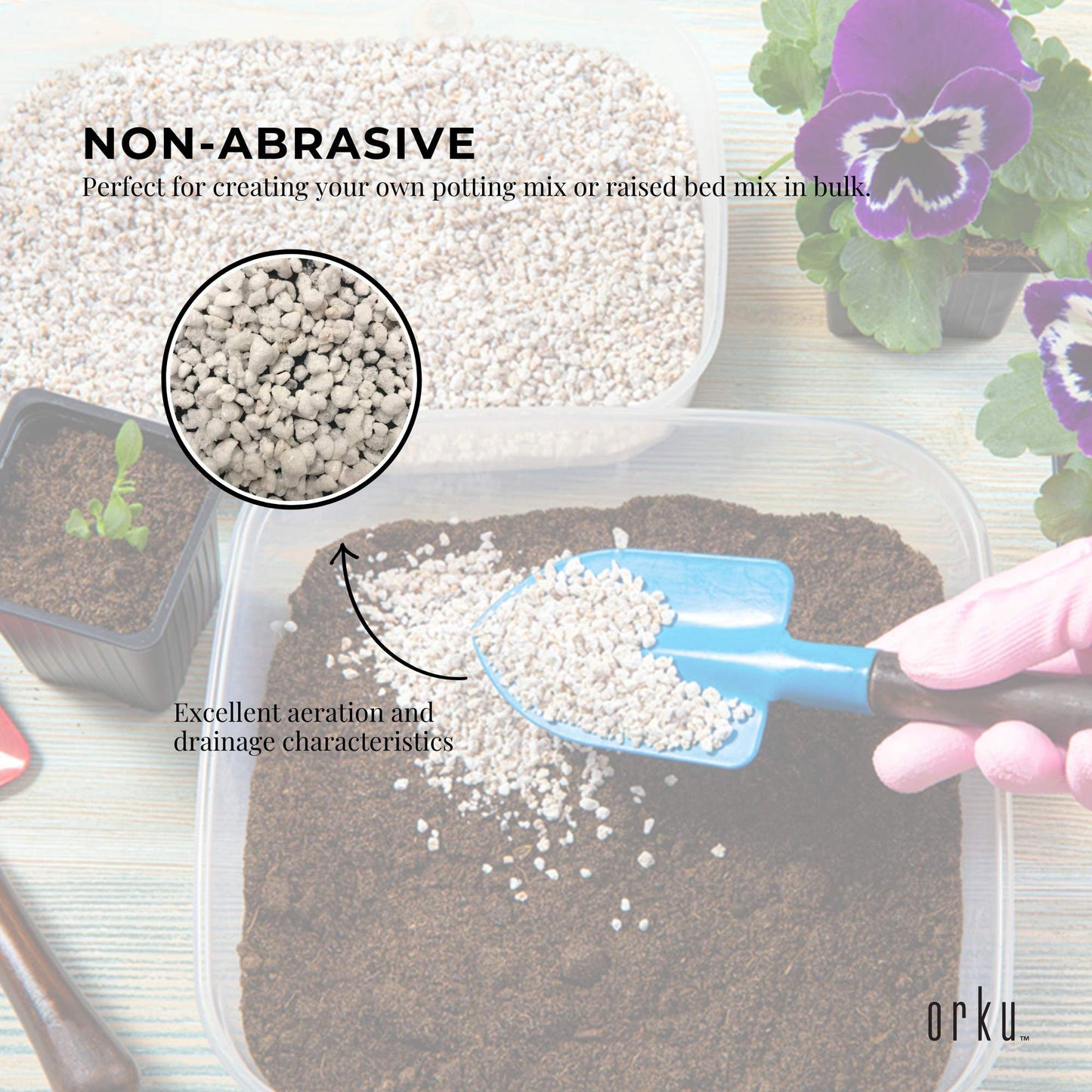 Perlite Coarse 100L Premium Soil Expanded Medium for Plants Hydroponics Bulk
