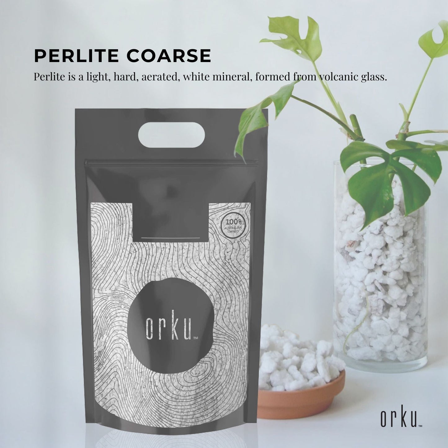 Perlite Coarse 20L Premium Soil Expanded Medium for Plants