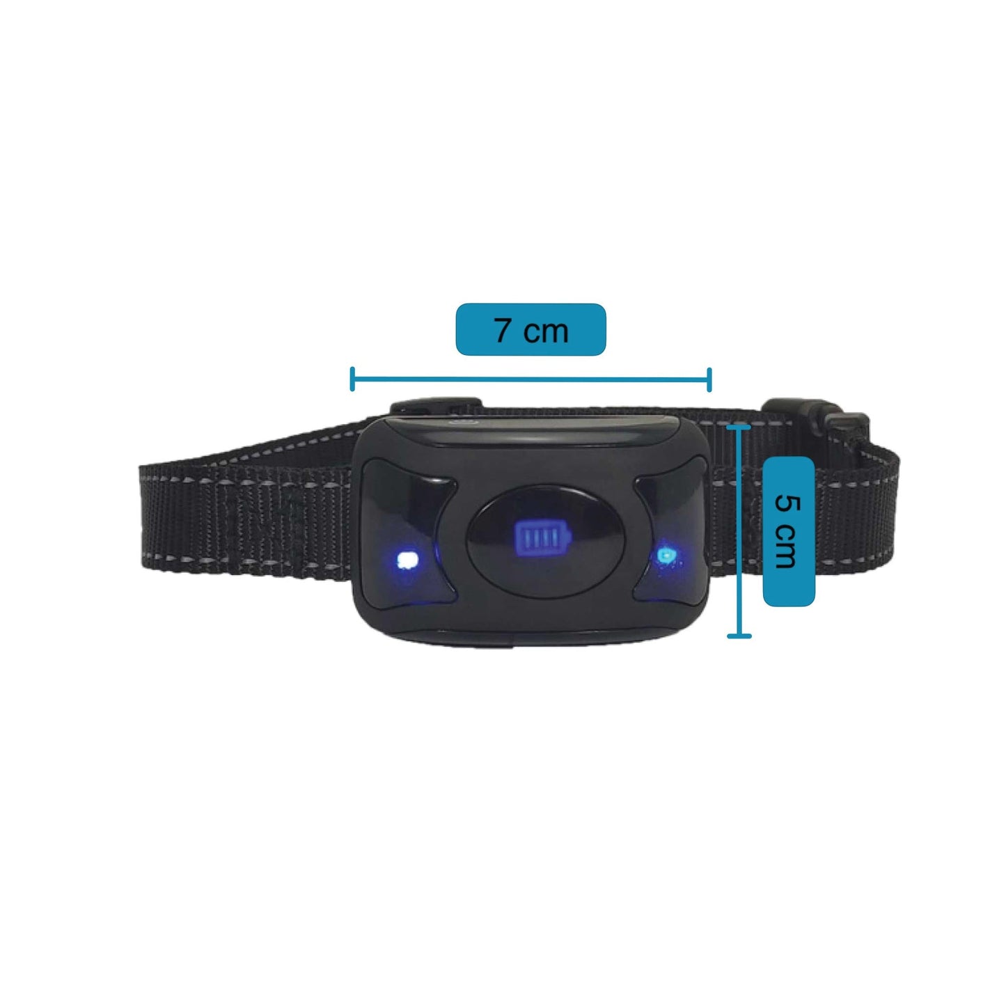 Dog Bark Collar 1x 600m Range Receiver Vibration IPX7 Waterproof Training Aid