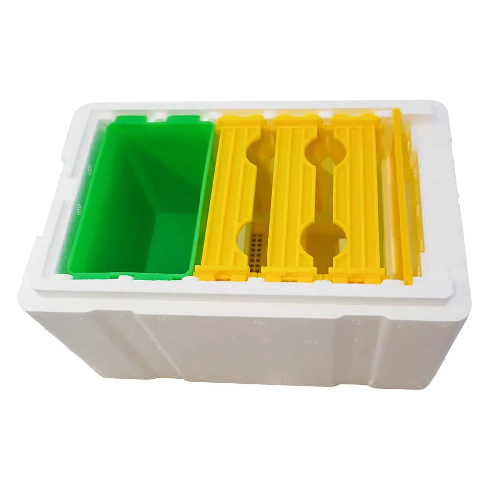 Mini Mating Box Queen Bee Rearing - Plastic Styrene Foam Hive Harvest Copulation