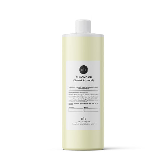 Sweet Almond Oil 250ml - Refined Cosmetic Grade 100% Pure for Skin, Face, Hair, Massage