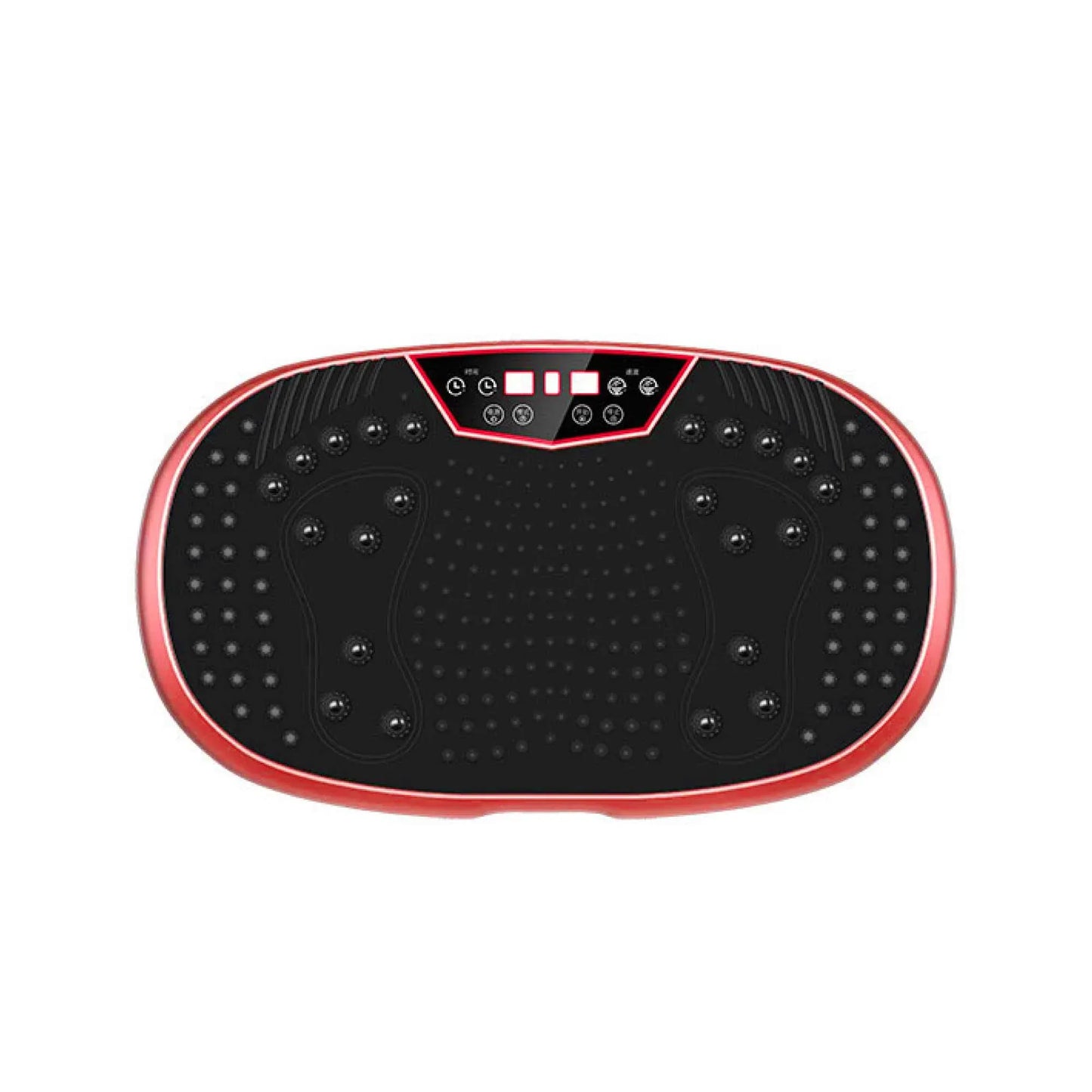 Mini Vibration Platform Red - Magnet Therapy Vibrating Machine Exercise Plate