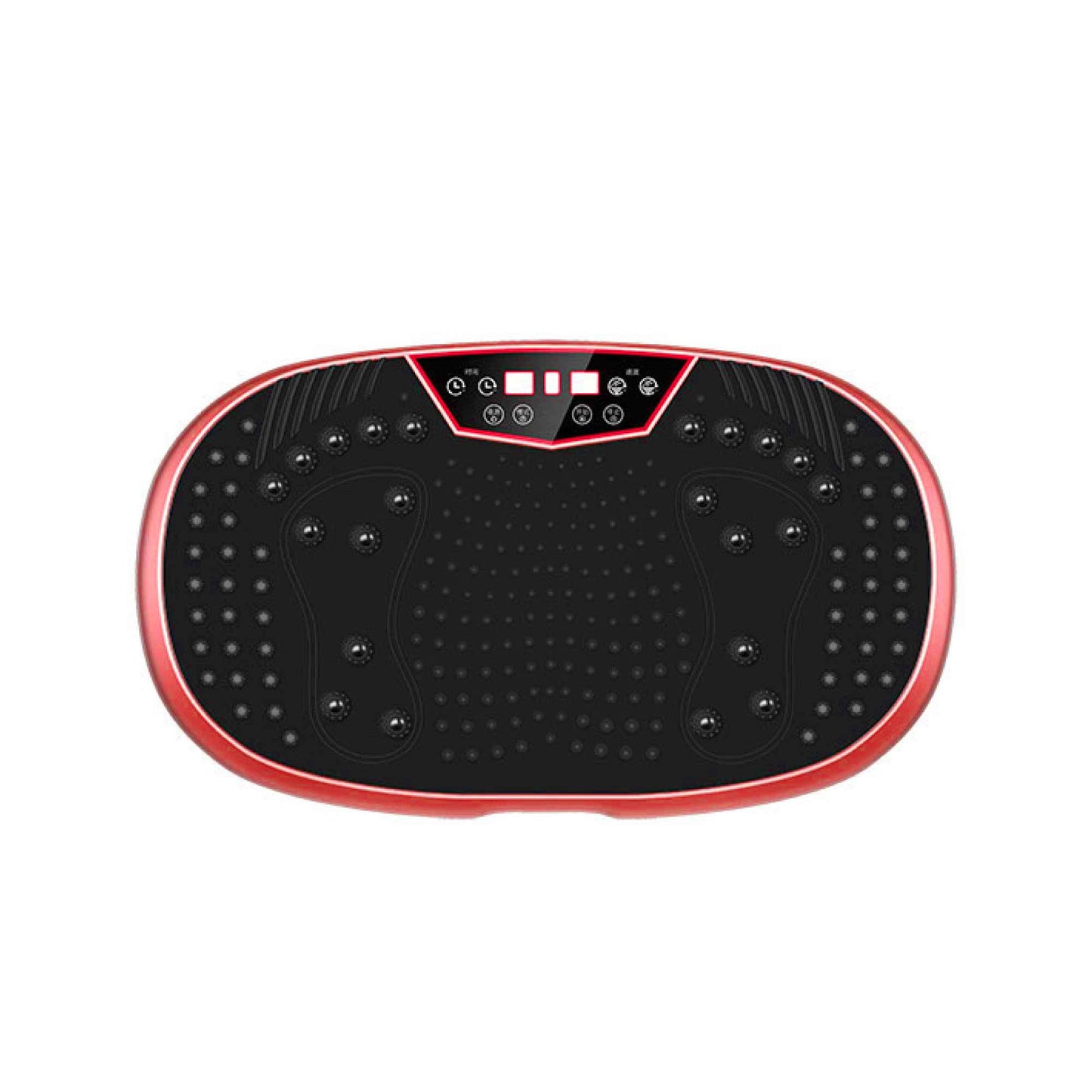 Mini Vibration Platform Red - Magnet Therapy Vibrating Machine Exercise Plate