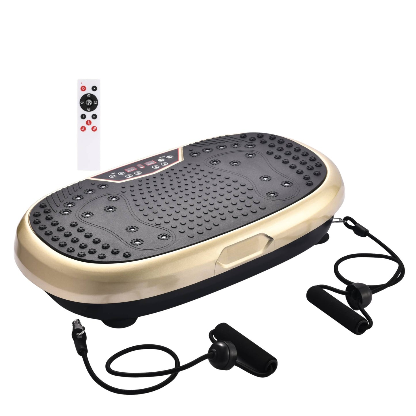 Gold Mini Vibration Platform Magnet Therapy Vibrating Machine Exercise Plate