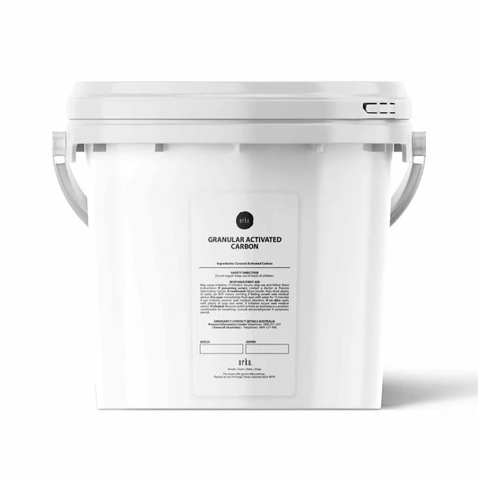 Granular Activated Carbon Tub GAC Coconut Shell Charcoal 2.5Kg - Water Filtering