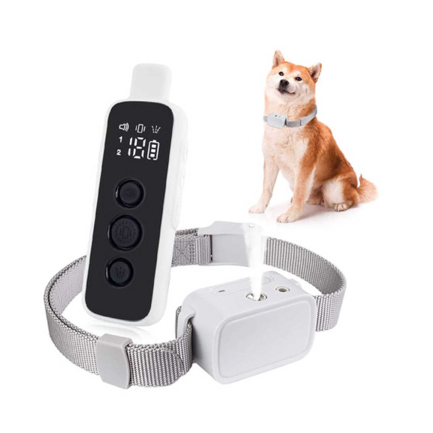 Dog Bark Collar Rechargeable Remote Citronella Mist Spray Trainer