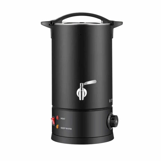 Candle Wax Heater 10L Black with Tap - Soy Wax Melter Candle Making Pot