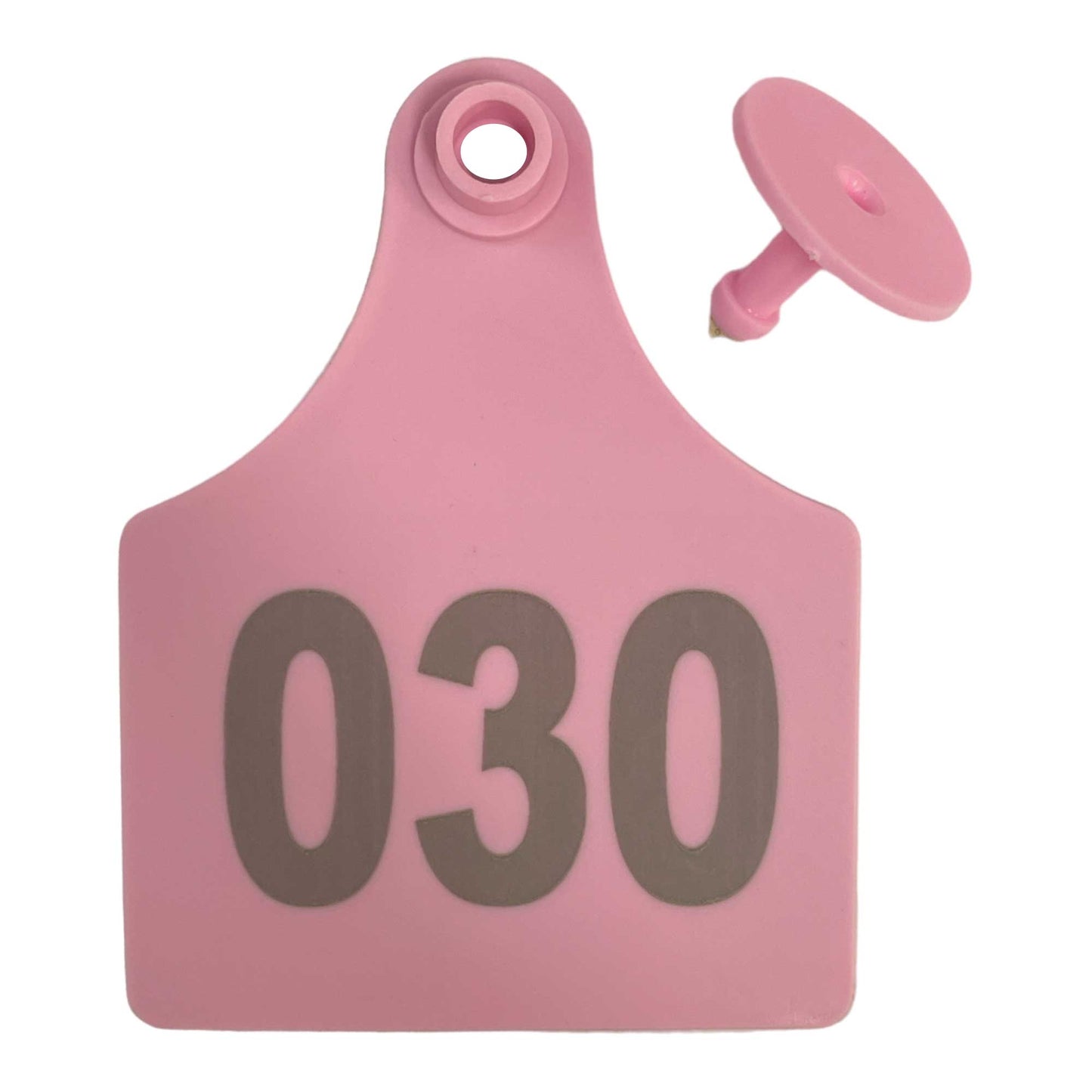 Cattle Ear Tags 1-100 7x10cm Set - XL Pink Cow Sheep Livestock Labels