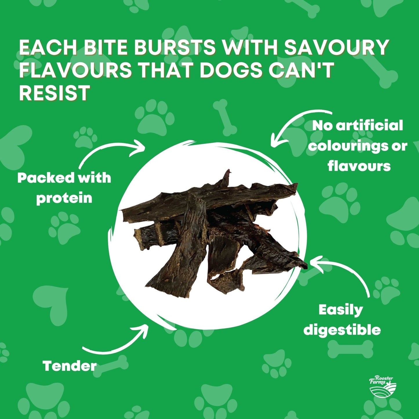 Dog Treat 400g Beef Liver Pieces Dehydrated Australian Healthy Puppy Chew