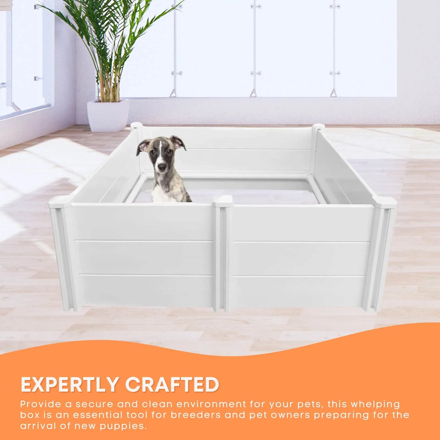 Rooster Farms Dog Whelping Box 0 95m x 48m