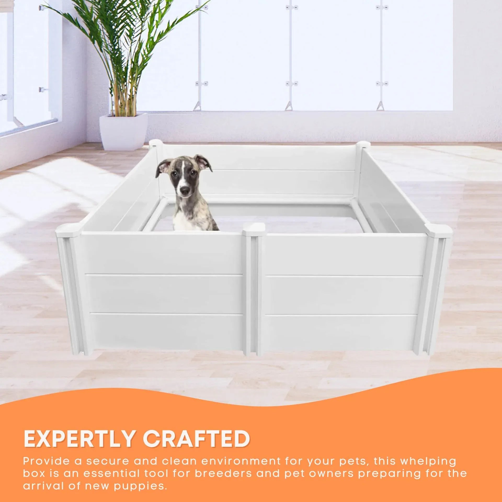 Rooster Farms Dog Whelping Box 0 95m x 48m