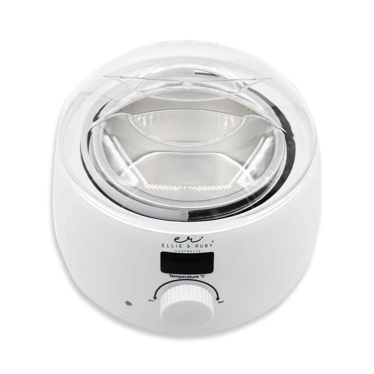 Ellie & Ruby 500ml Automatic Wax Warmer Pot - Electronic Wax Heater White